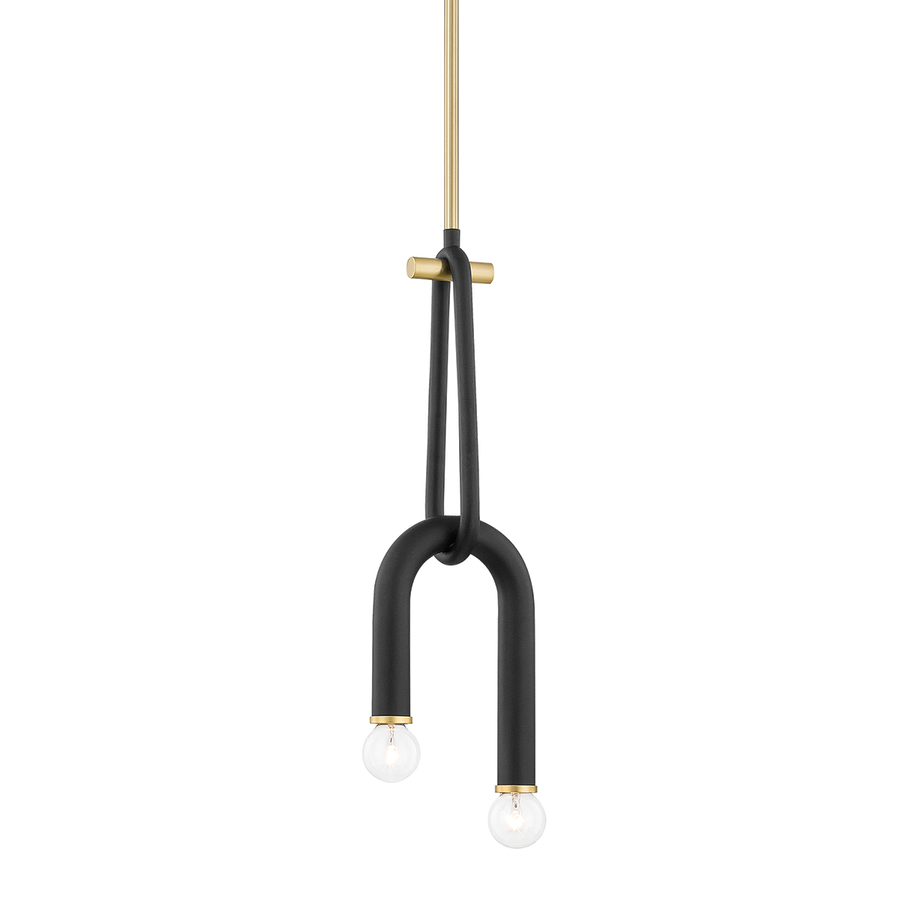 Mitzi Whit Pendant — H382702-AGB/BK
