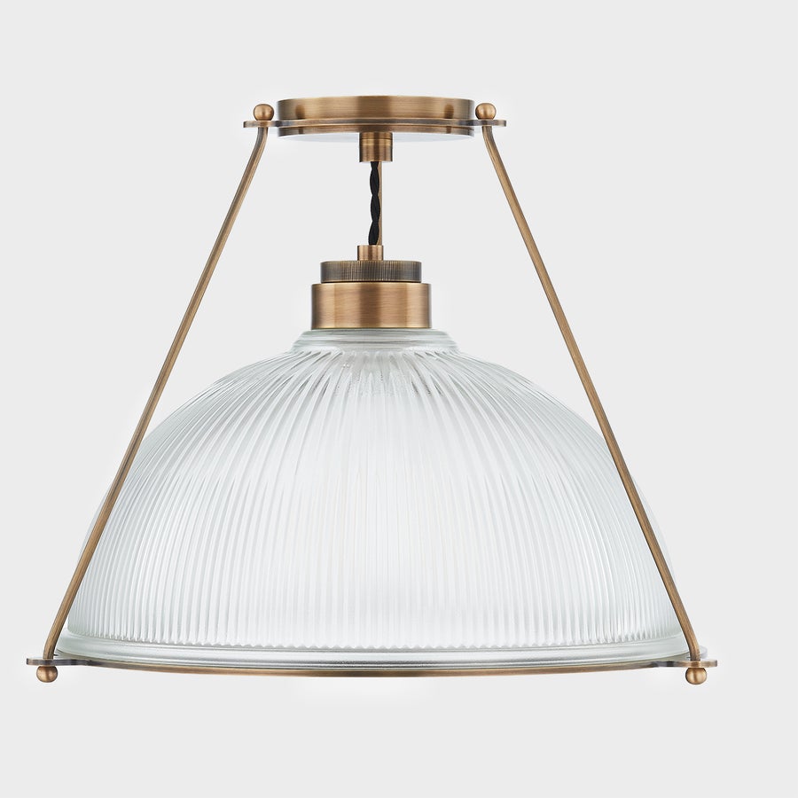 Troy Lighting GLINT Semi Flush — C2118-PBR