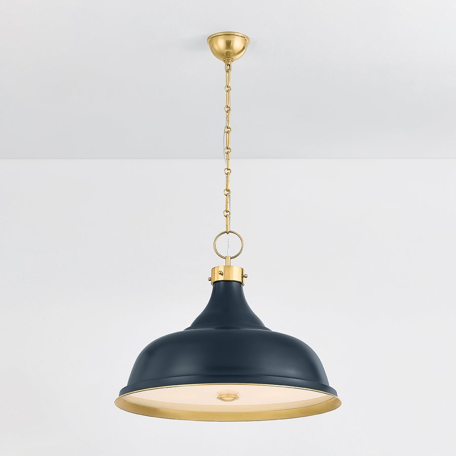 Hudson Valley Lighting Painted No. 1 Pendant — MDS300L-AGB/DBL
