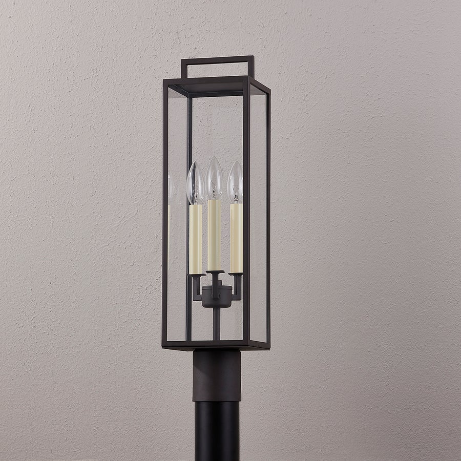 Troy Lighting Beckham Exterior Post — P6385-TBZ