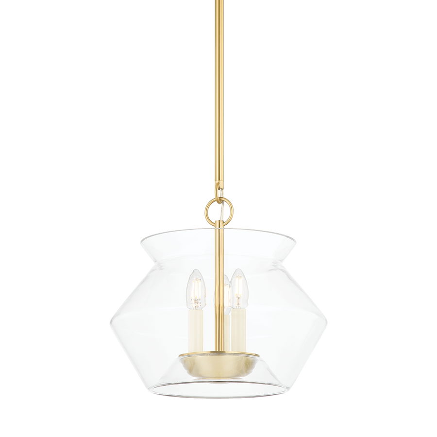 Hudson Valley Lighting EDMONTON Lantern — Aged Brass
