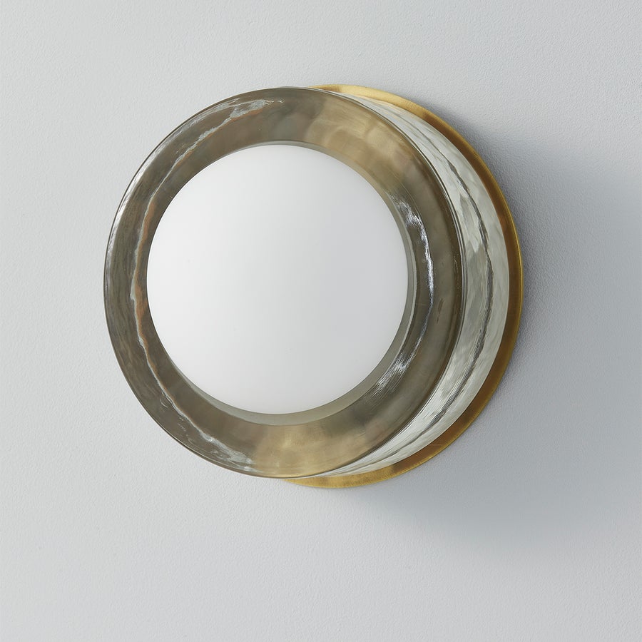 Hudson Valley Lighting Mackay Wall Sconce — Aged Brass
