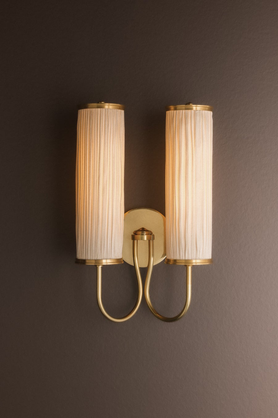 Hudson Valley Lighting Elaine Wall Sconce — Aged Brass