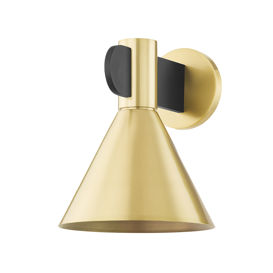 Hudson Valley Lighting Cranston Wall Sconce — 4910-AGB/SBK