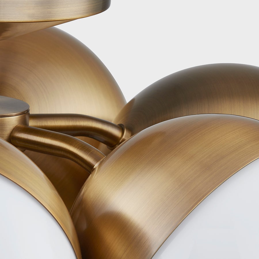 Troy Lighting CUPERTINO Semi Flush — C1524-PBR