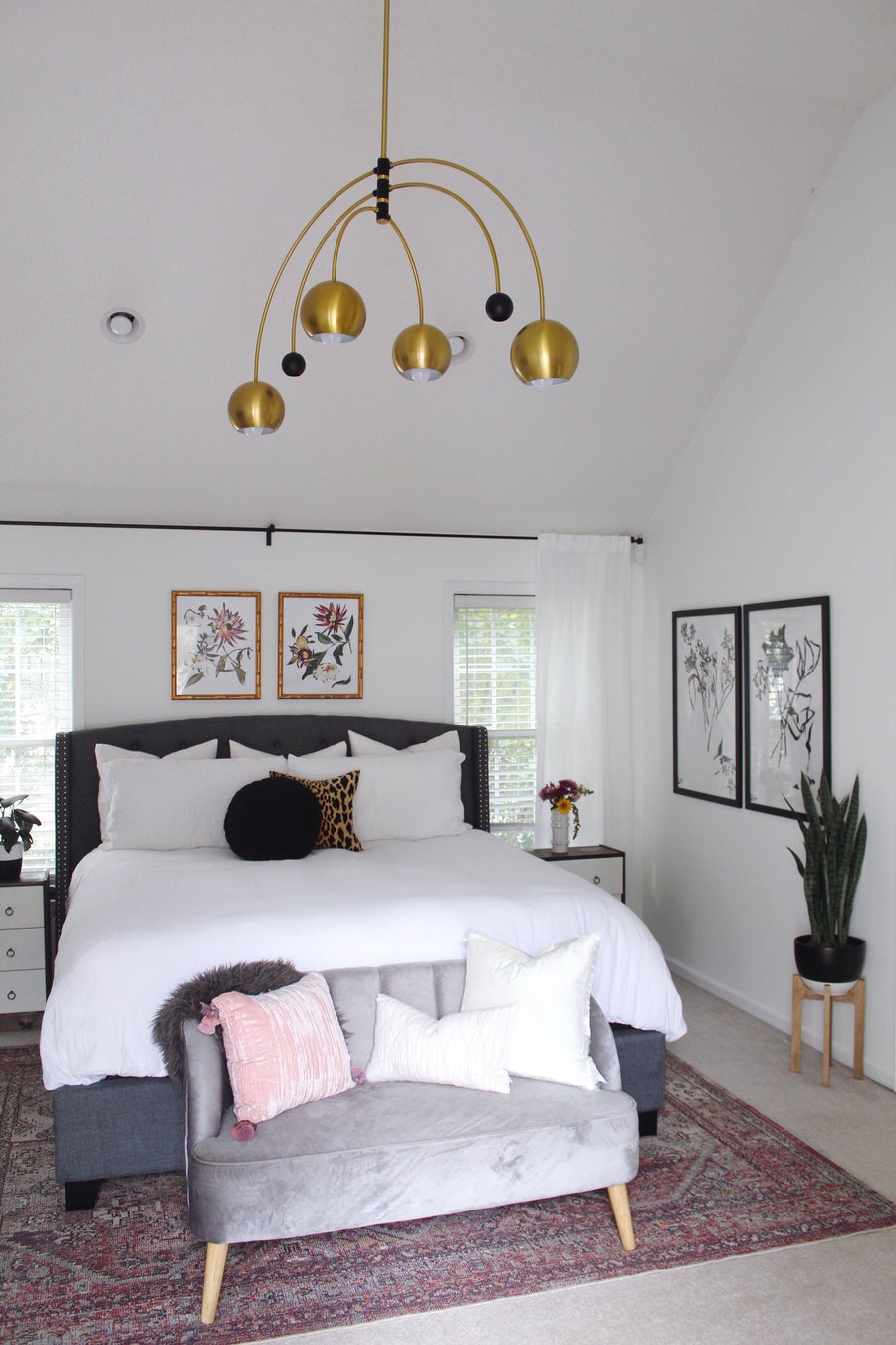 Mitzi Willow Chandelier — H348806-AGB/BK