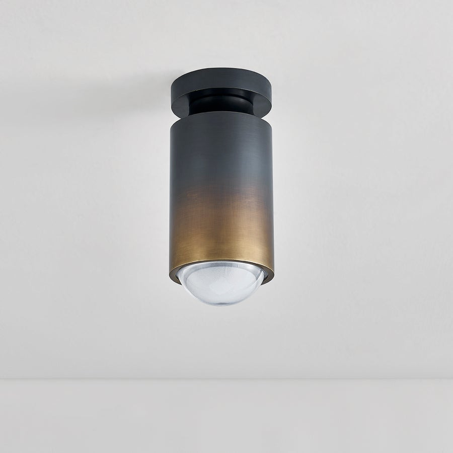 Hudson Valley Lighting WHATELY FLUSH MOUNT — Gradient Brass