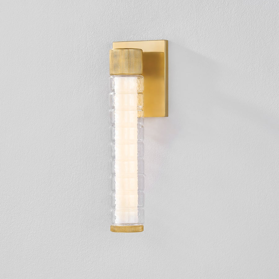 Hudson Valley Lighting CASTOR BATH SCONCE — Aged Brass