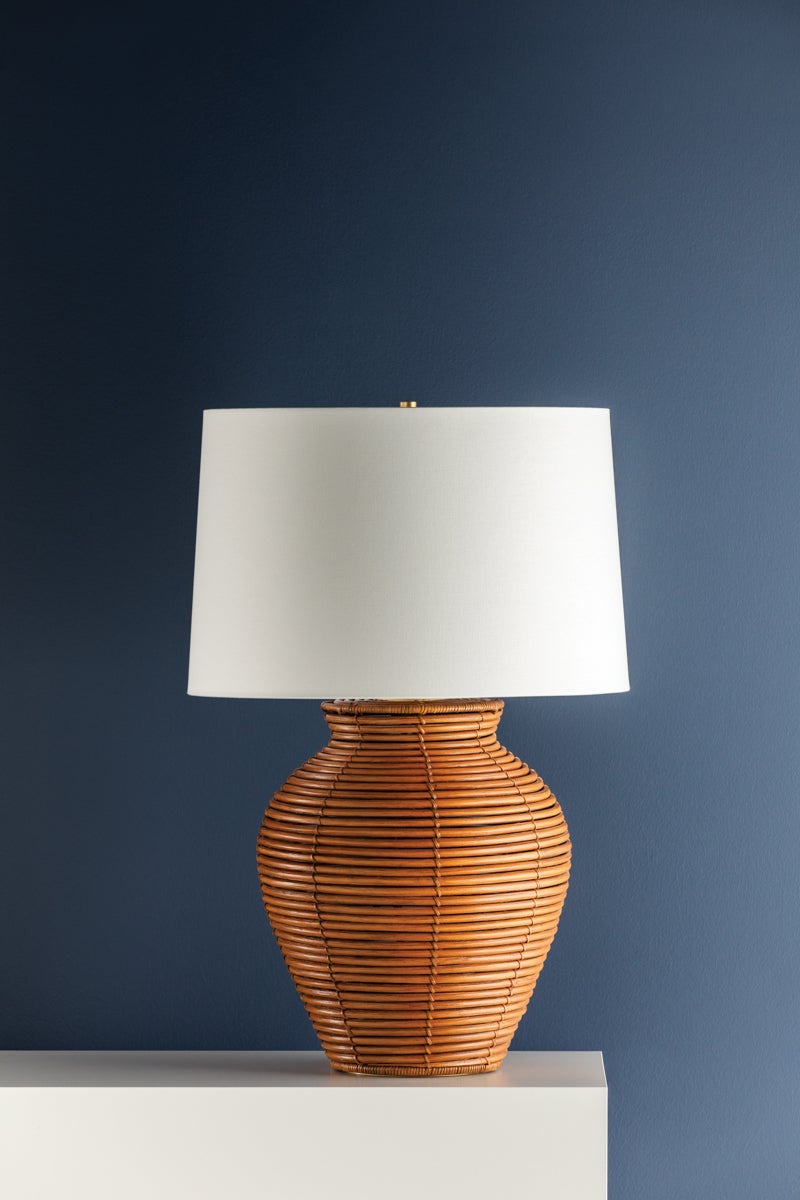 Hudson Valley Lighting Newark Table Lamp — Vintage Gold Leaf