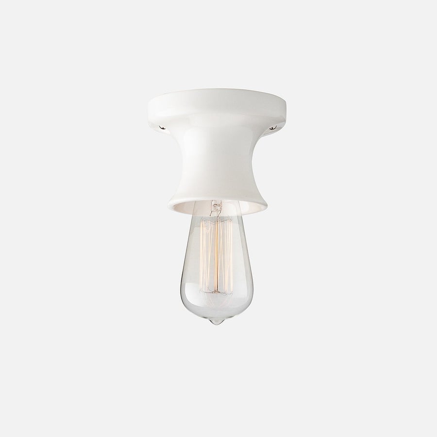 Schoolhouse Alabax Small Flush Mount — SH125663-WT
