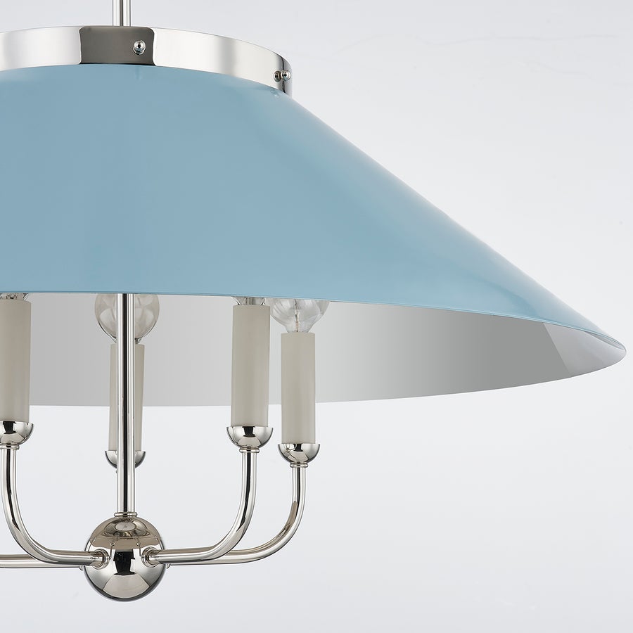 Hudson Valley Lighting CLIVEDON Chandelier — MDS1403-PN/BB
