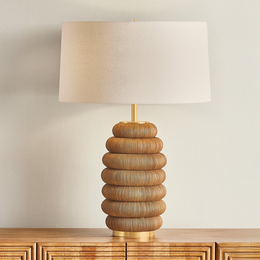 Hudson Valley Lighting Winbrook Table Lamp — Aged Brass