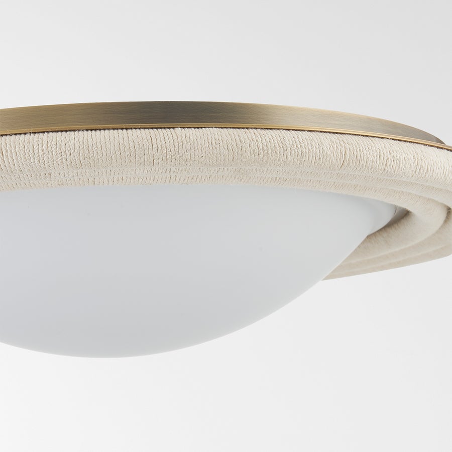 Troy Lighting ZION Flush Mount — C8916-PBR