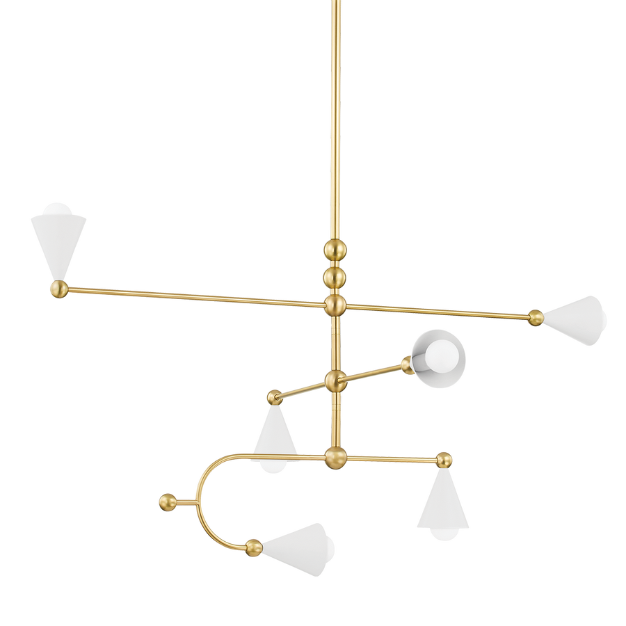 Mitzi Hikari Chandelier — H681806-AGB/SWH