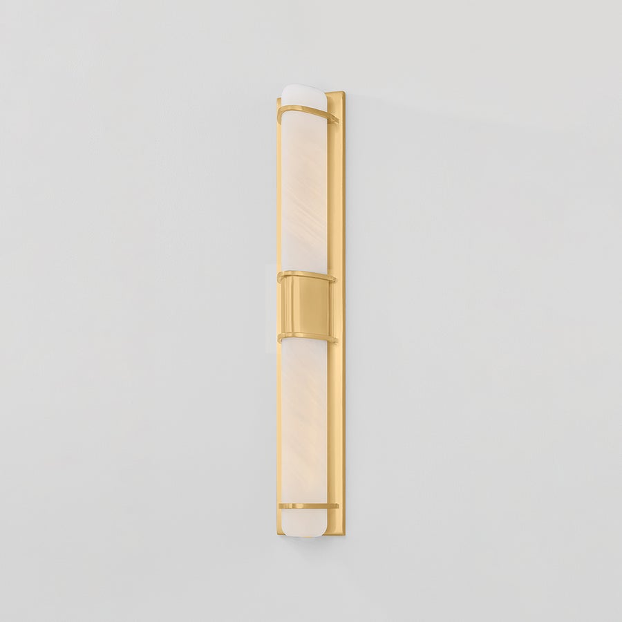 Hudson Valley Lighting TOTTENVILLE Wall Sconce — Aged Brass