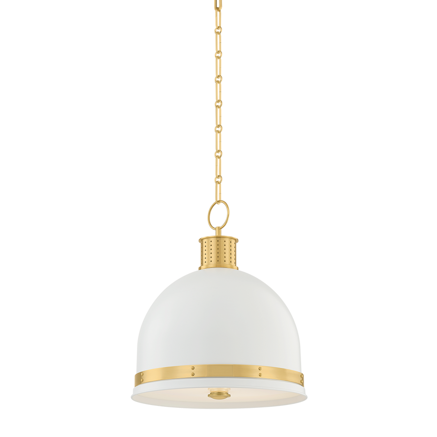 Hudson Valley Lighting Briscoe Pendant — 2132-AGB/SWH