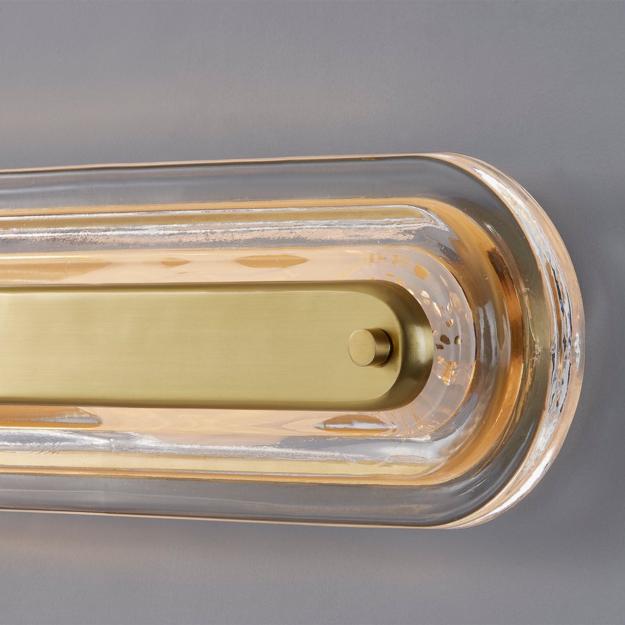 Hudson Valley Lighting Litton Wall Sconce — Aged Brass