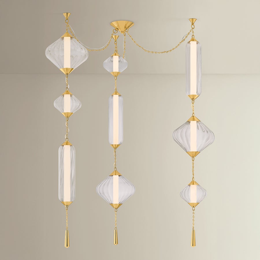 Corbett Lighting Fiorello Chandelier — 545-56-VPB