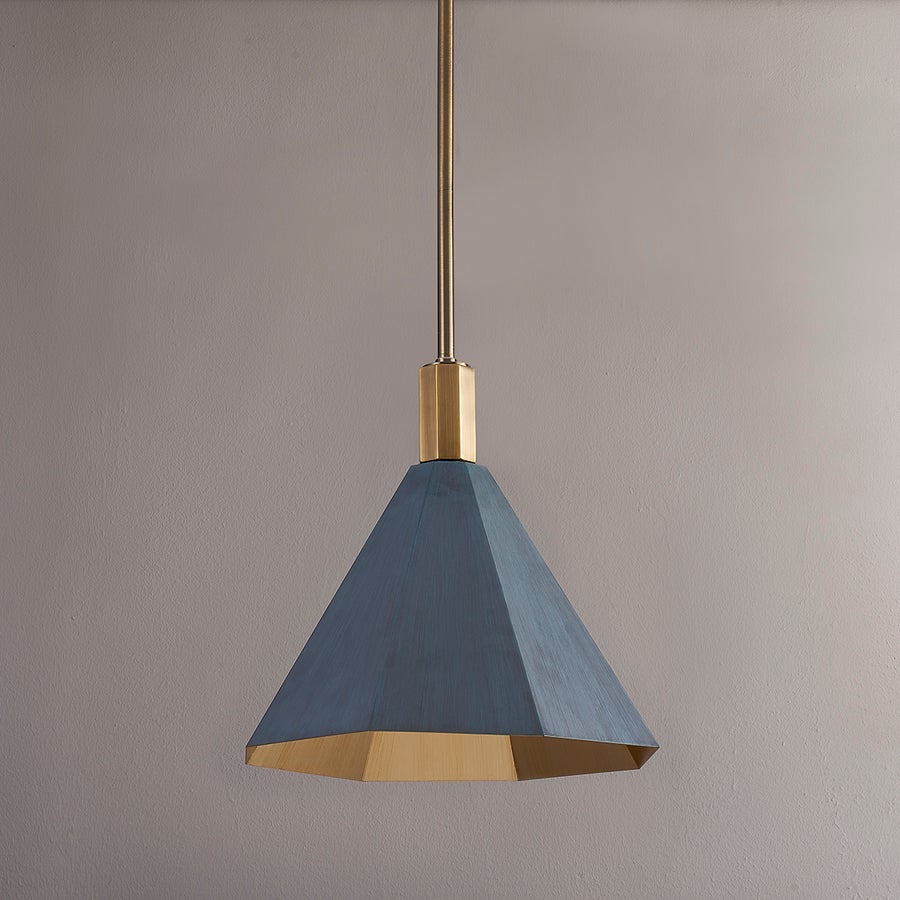 Troy Lighting HUNTLEY Pendant — F8315-PBR/VER
