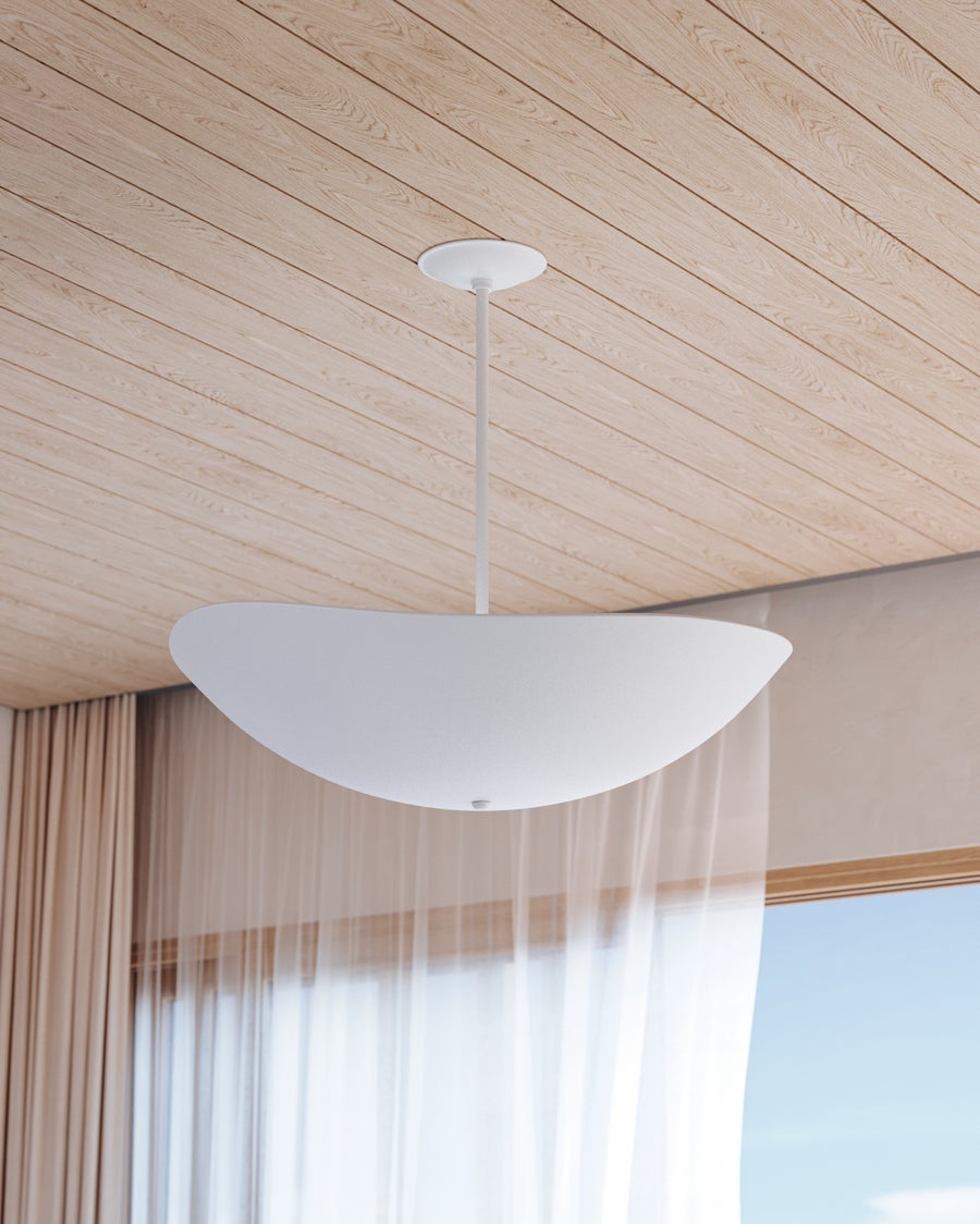 Hudson Valley Lighting Fabius Pendant — White Plaster