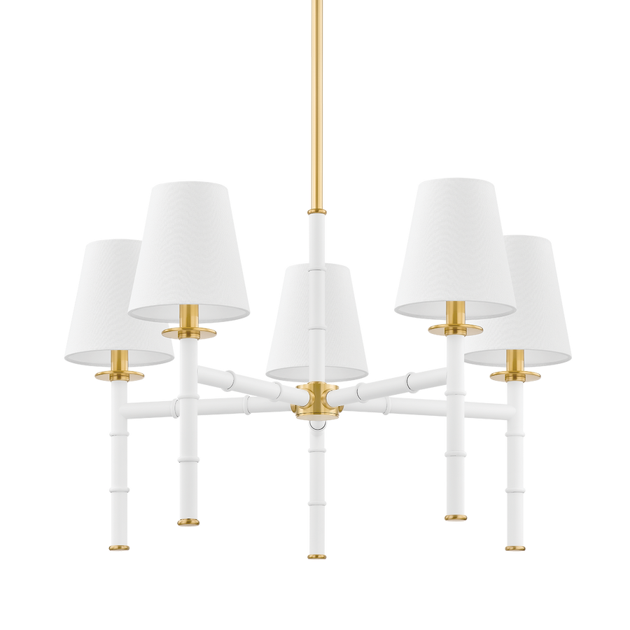 Mitzi Banyan Chandelier — H759805-AGB/SWH
