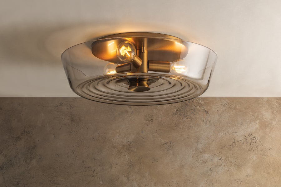 Troy Lighting Theodore Flush Mount — C3916-PBR