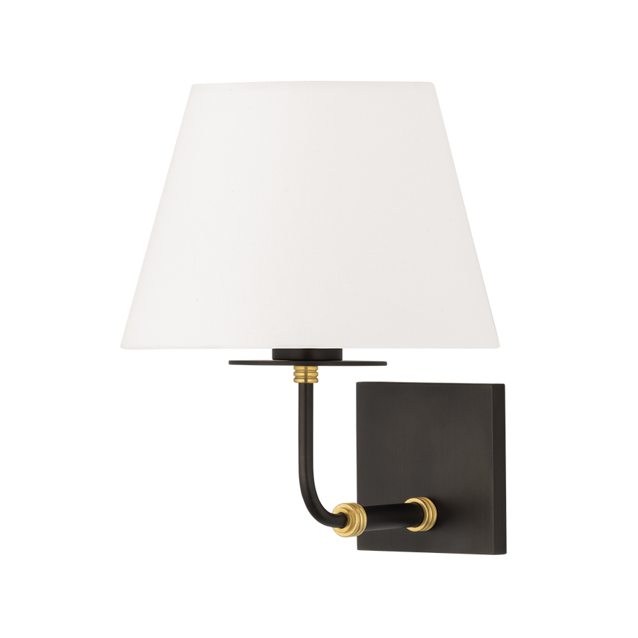 Hudson Valley Lighting Crown Heights Wall Sconce — 1061-AGB/DB