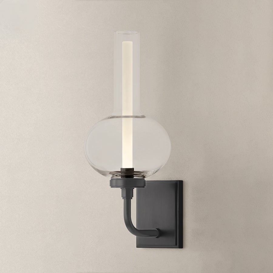 Hudson Valley Lighting Rossman Wall Sconce — Distressed Bronze