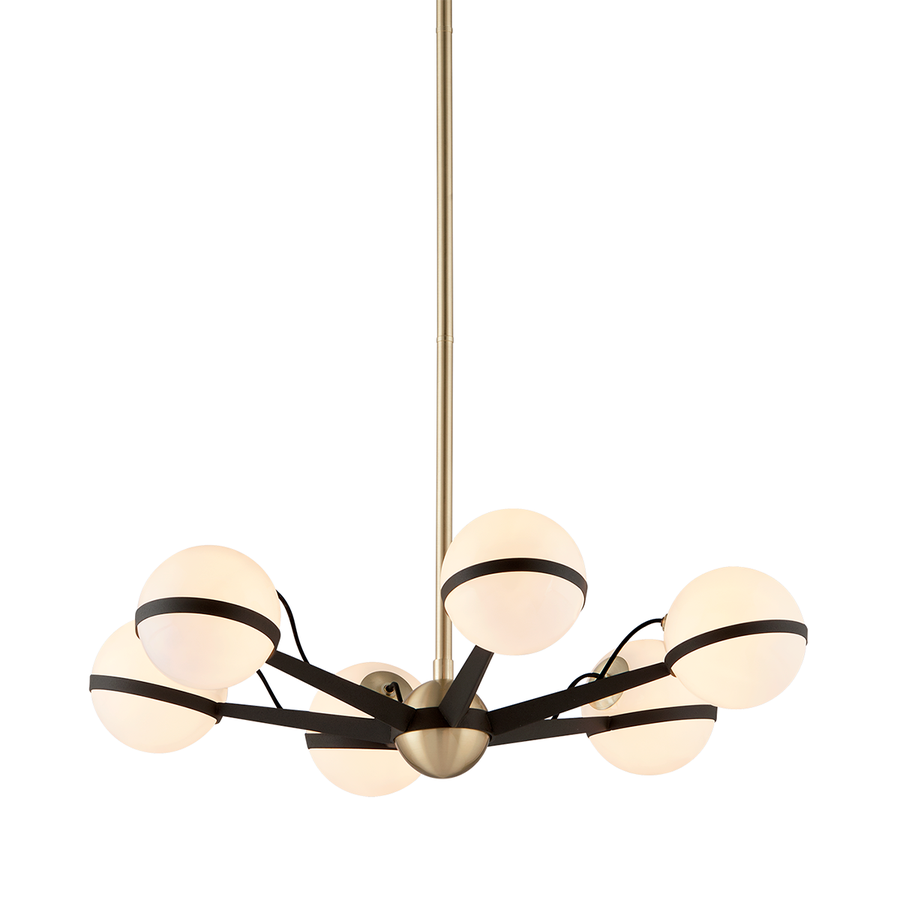 Troy Lighting Ace Chandelier — F5303-TBZ/BBA
