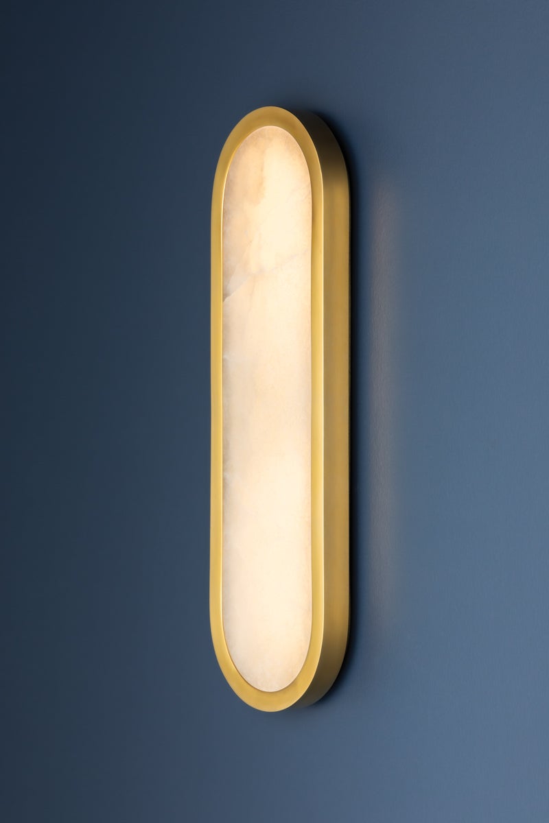 Hudson Valley Lighting Manhasset Wall Sconce — Aged Brass