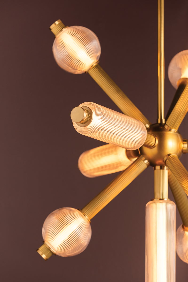 Corbett Lighting ATOM Chandelier — 452-36-VB