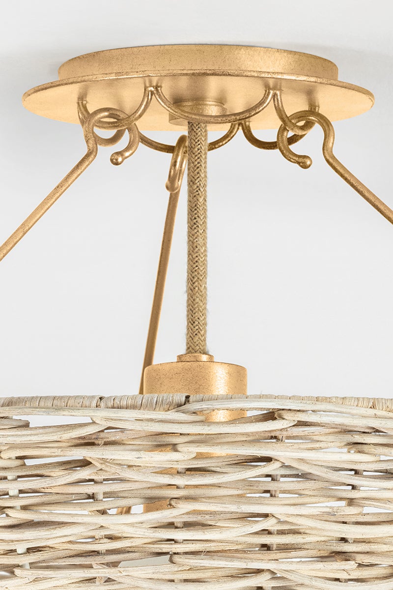 Troy Lighting CAMPO Semi Flush — C3318-VGL
