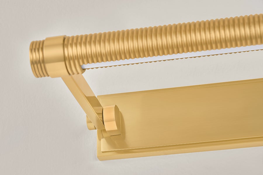 Hudson Valley Lighting Duell Picture Light — Aged Brass