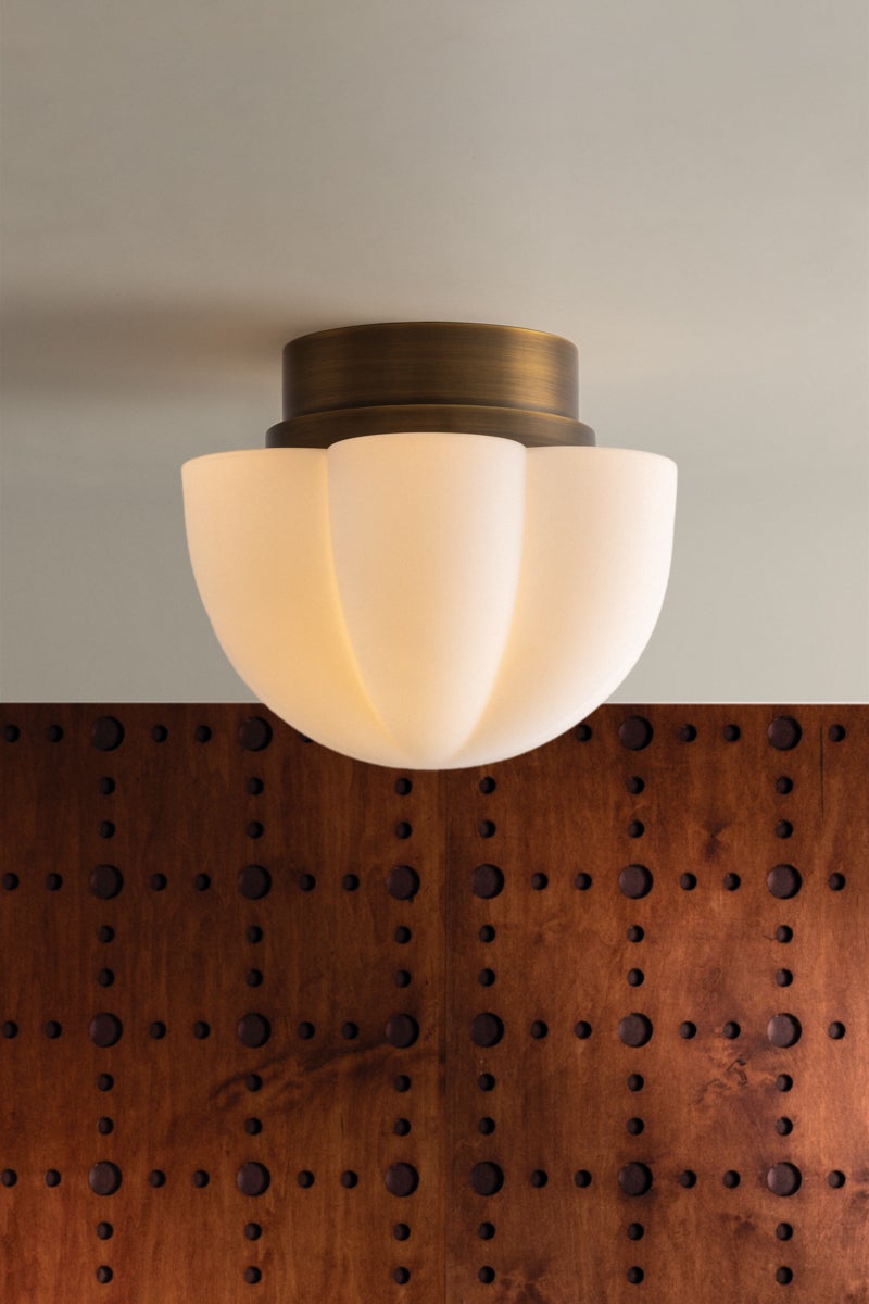 Hudson Valley Lighting SEABROOK Flush Mount — Historic Bronze