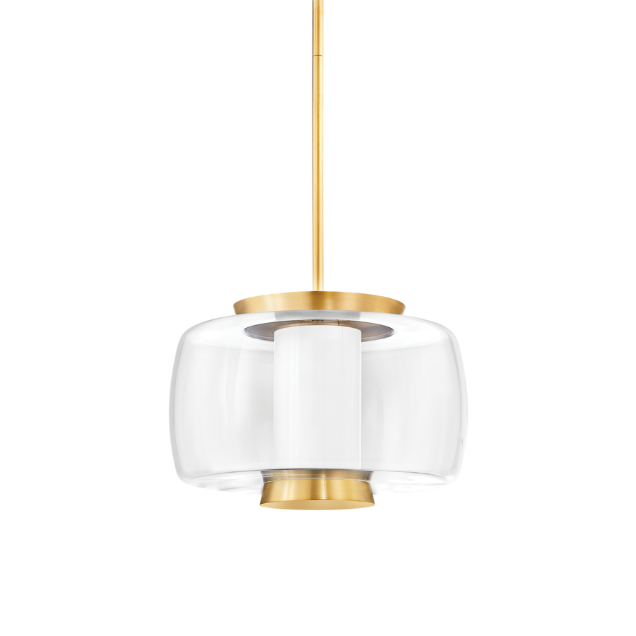 Hudson Valley Lighting BEAU Pendant — Aged Brass