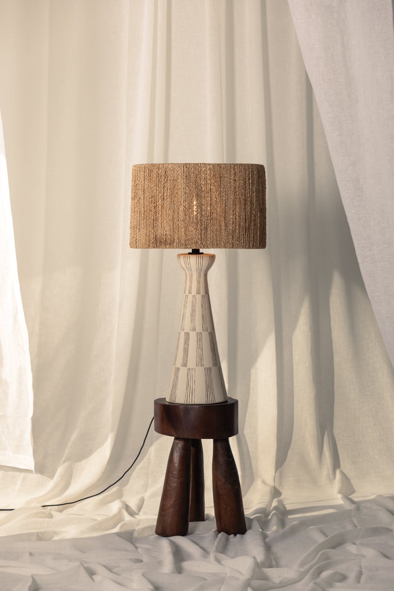 Troy Lighting Palma TABLE LAMP — PTL1230-SBK/CGH
