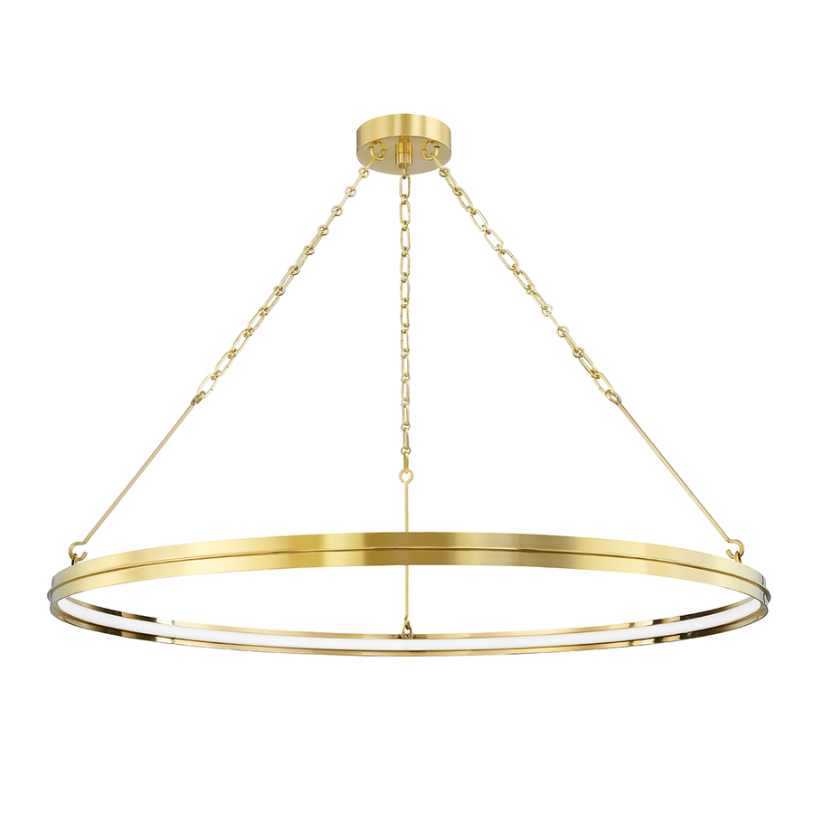 Hudson Valley Lighting Rosendale Chandelier — Aged Brass