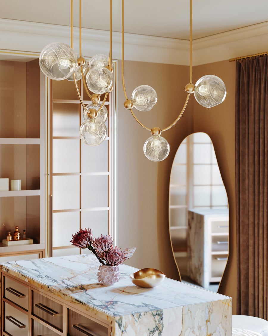 Corbett Lighting ASTRAIA Chandelier — 450-67-VB