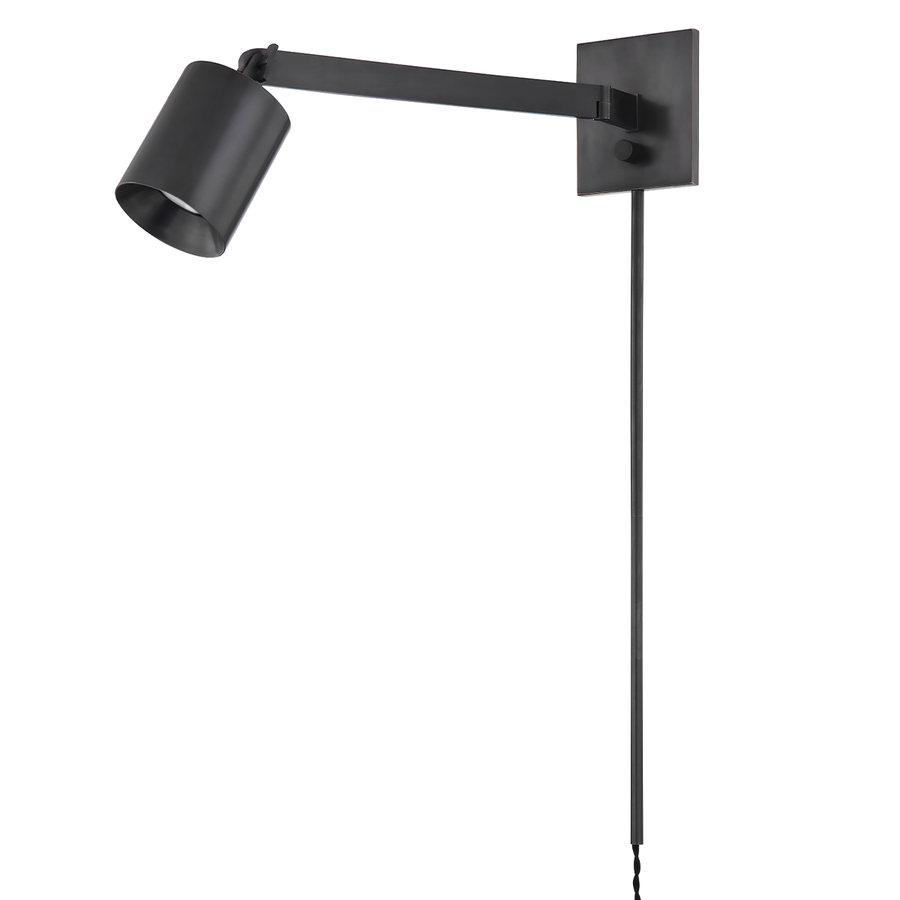 Hudson Valley Lighting HIGHGROVE Plug-in Sconce — Distressed Bronze