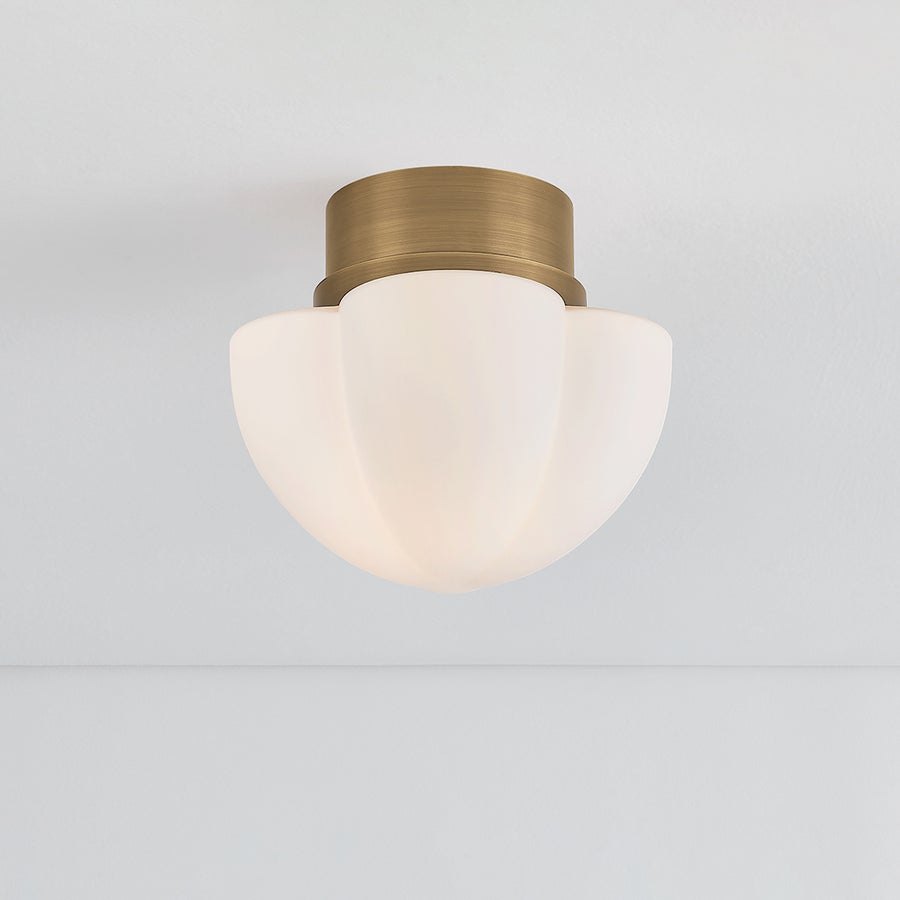 Hudson Valley Lighting SEABROOK Flush Mount — Historic Bronze