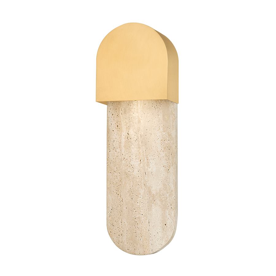 Hudson Valley Lighting Hobart Wall Sconce — Aged Brass