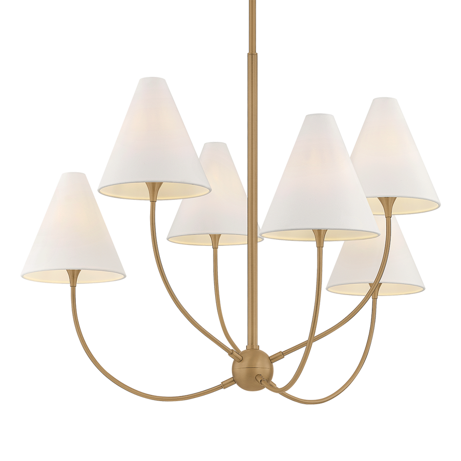 Troy Lighting Evermore Chandelier — F1941-PBR