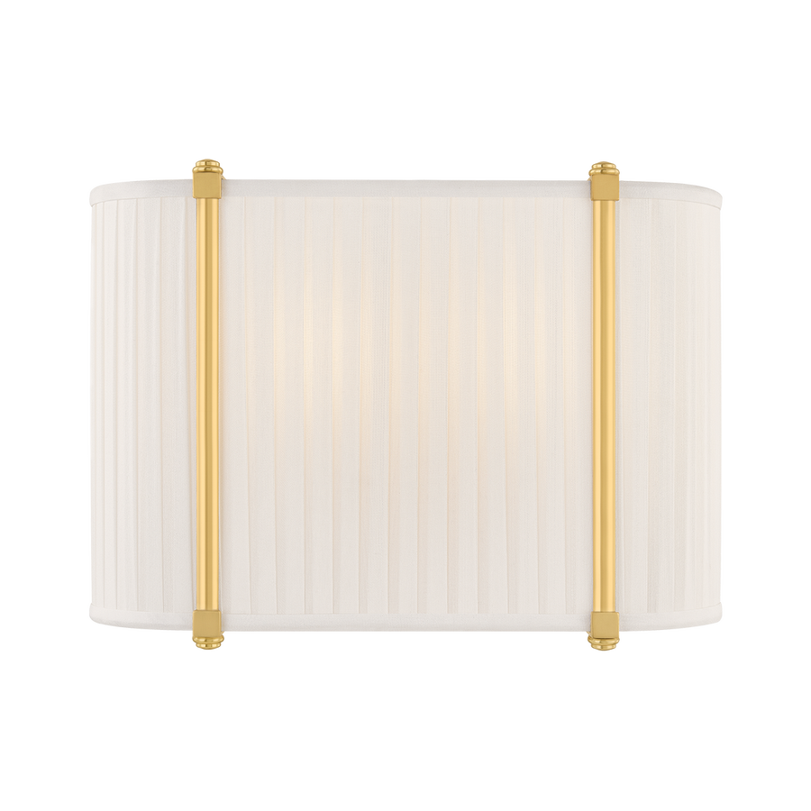 Hudson Valley Lighting Cornell Wall Sconce — Aged Brass