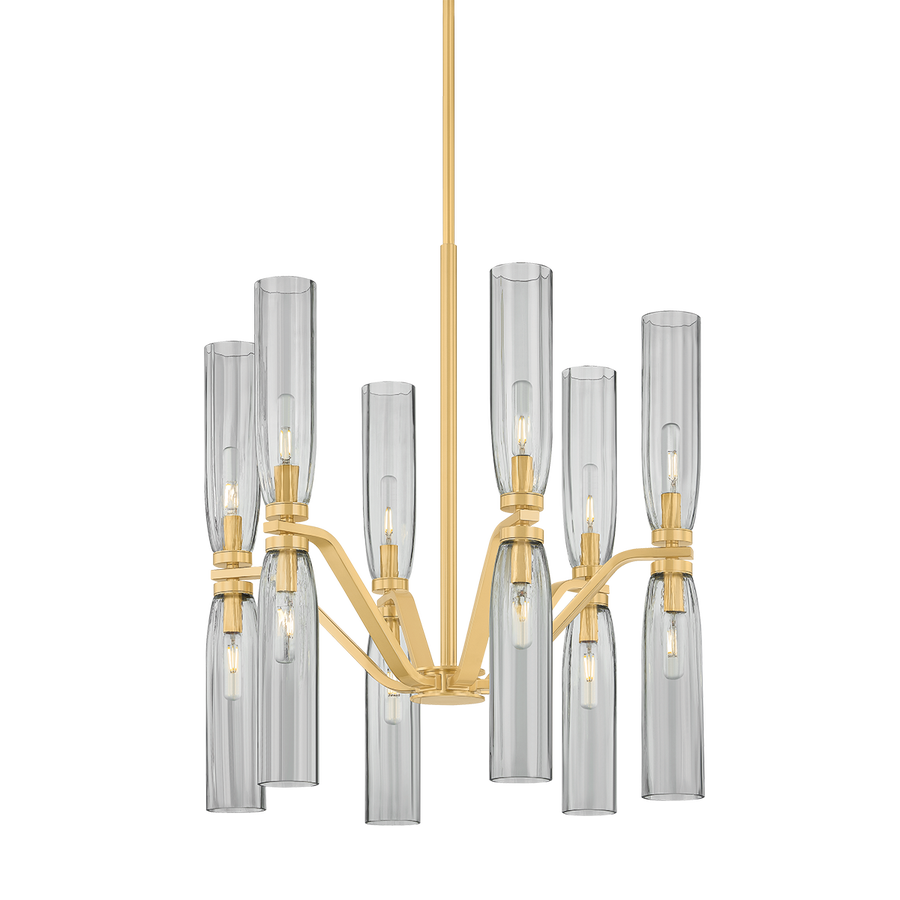 Hudson Valley Lighting HARPSWELL Chandelier — Aged Brass