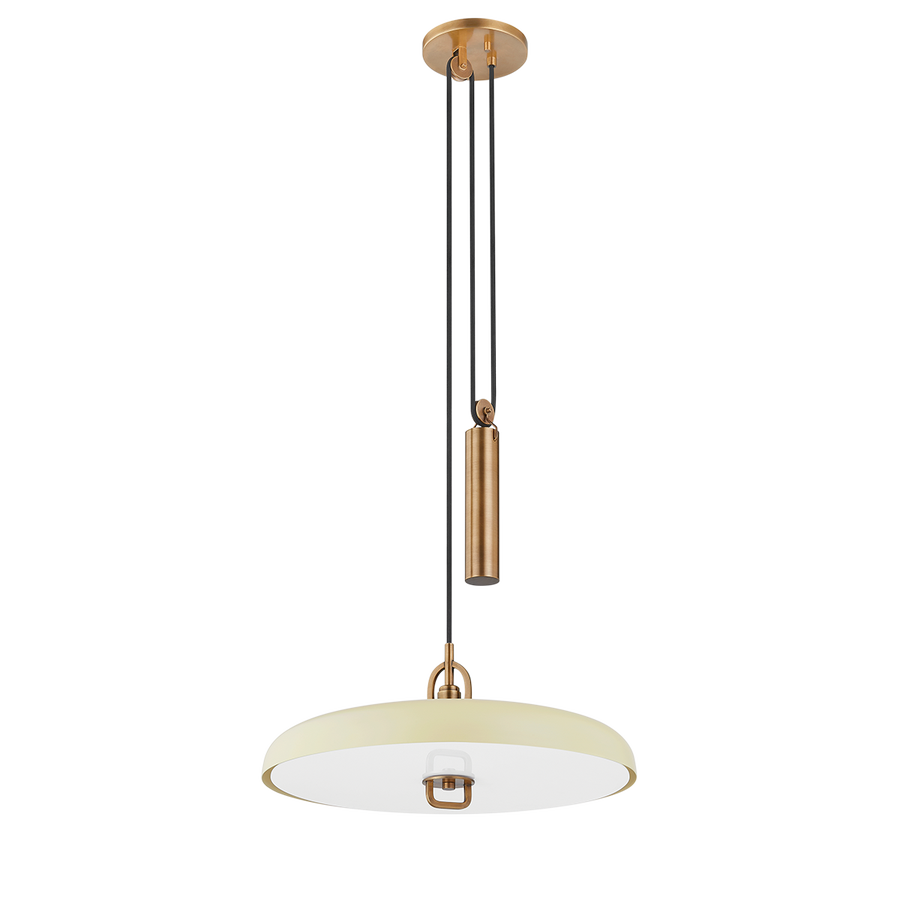 Troy Lighting PLUMMET Pendant — F1618-PBR/SSD