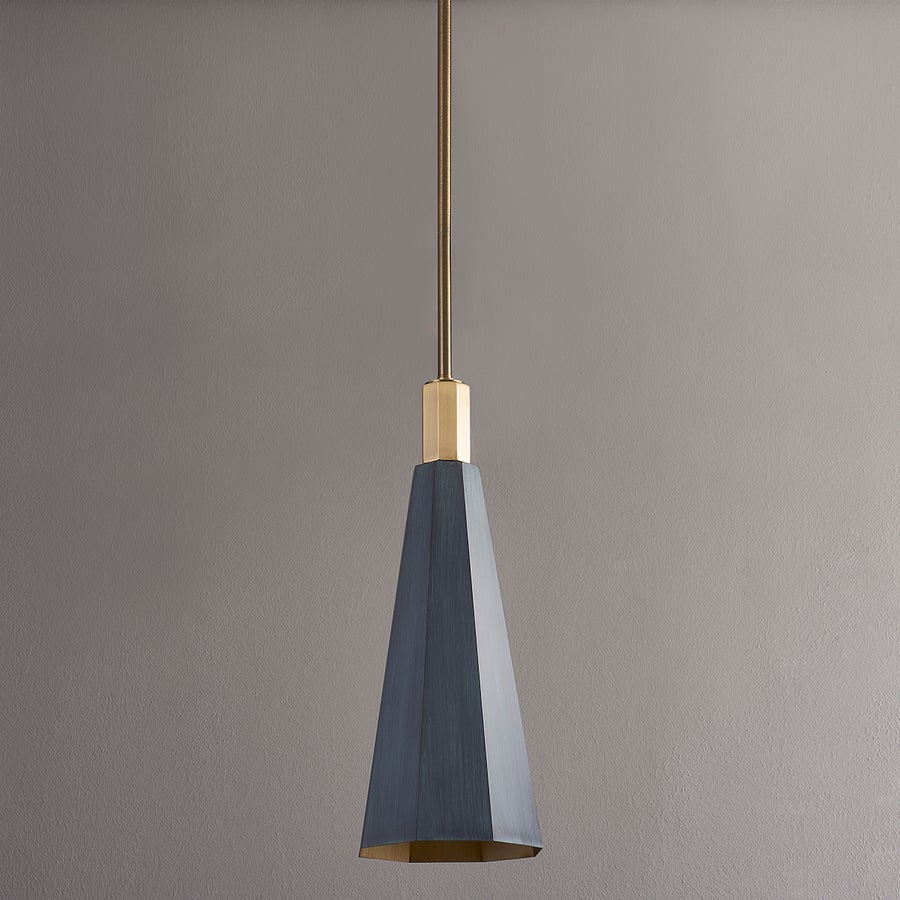 Troy Lighting HUNTLEY Pendant — F8308-PBR/VER