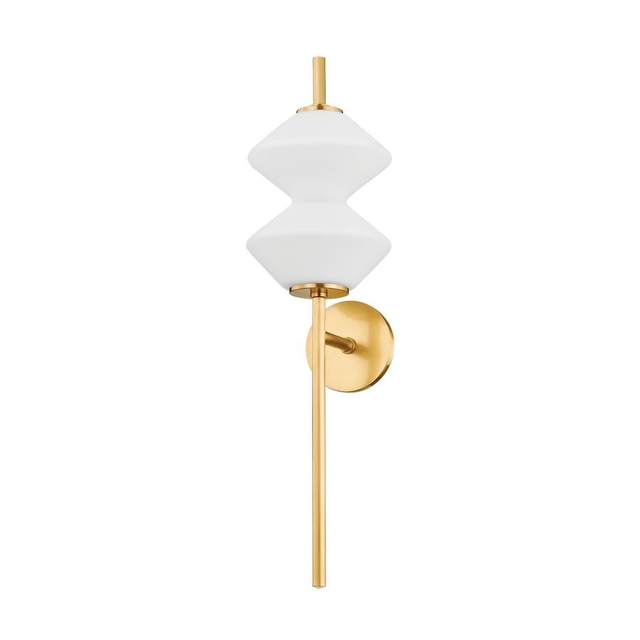 Hudson Valley Lighting Barrow Wall Sconce — Aged Brass