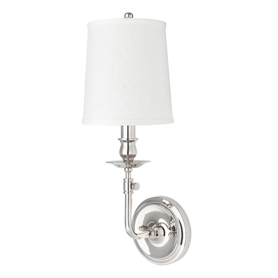 Hudson Valley Lighting Logan Wall Sconce — Polished Nickel