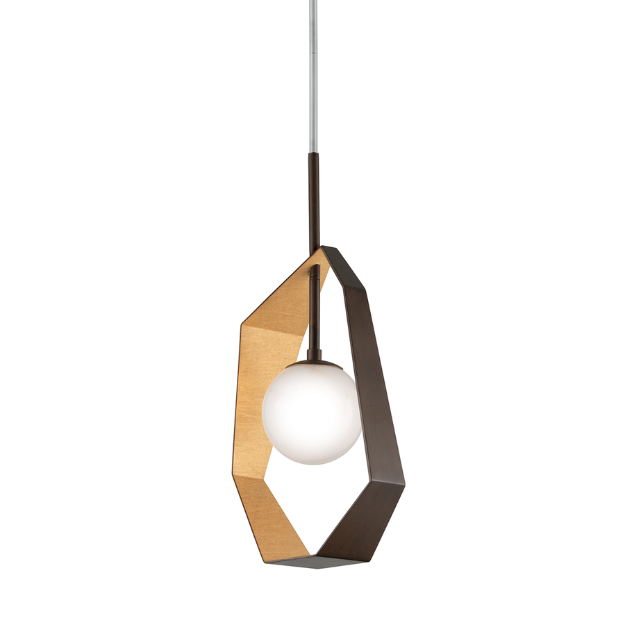 Troy Lighting Origami Pendant — F5523-BRZ/GL/SS