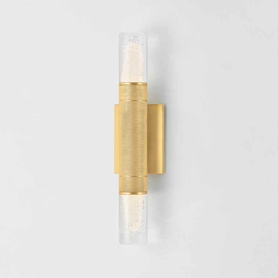 Hudson Valley Lighting GLEN COVE Wall Sconce — Aged Brass